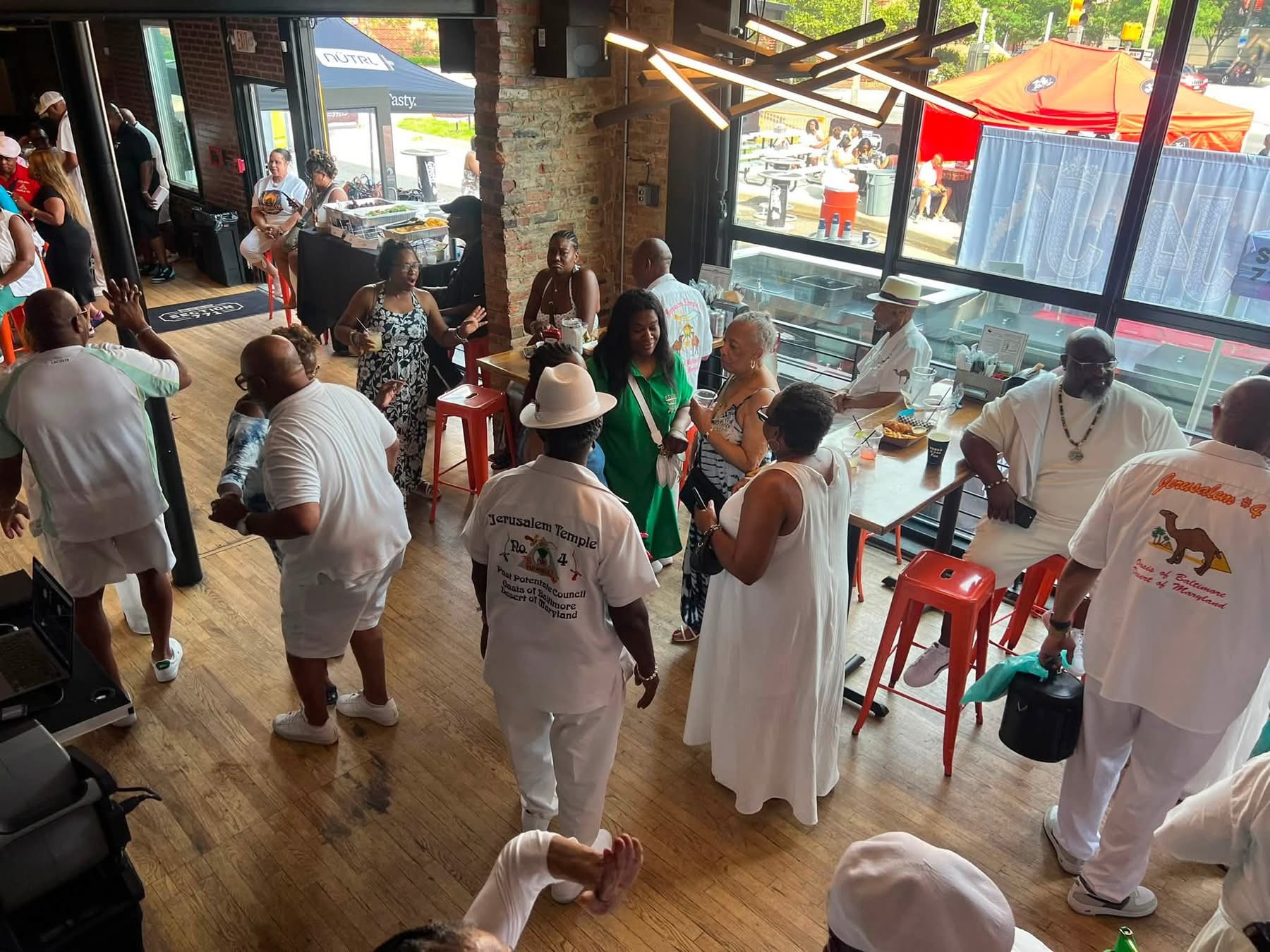 Nobles and guests fill the venue at the Summer Sizzle