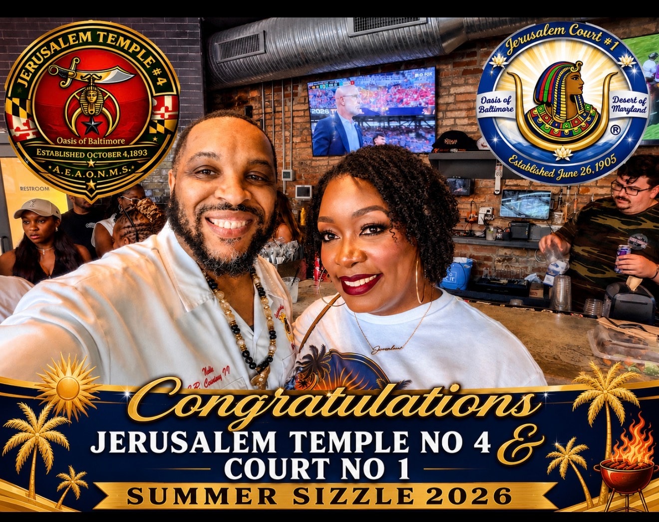 Celebrating together at the Summer Sizzle 2026
